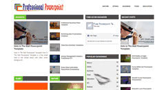 Desktop Screenshot of professionalpowerpoint.com