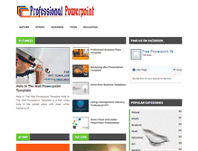 Tablet Screenshot of professionalpowerpoint.com